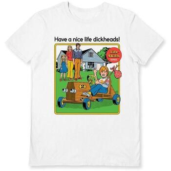 Steven Rhodes Camiseta manga larga Have A Nice Life Dickheads para mujer