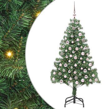 Árbol De Navidad | Decoraciones De Navidad Con 300 Led Con Soporte Verde 210 Cm Pvc