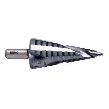 Broca Escalonada Flowstep® Hss (8-30 Mm) Ruko 101652p