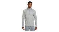 camiseta de media cremallera gris nike dri fit stride para hombre