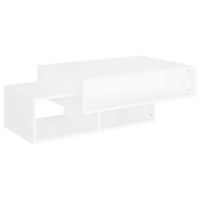 mesa de centro 105x55x32 cm madera - blanco