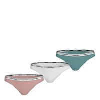 calvin klein pack de 3 bragas de mujer 000qd5207e-pym