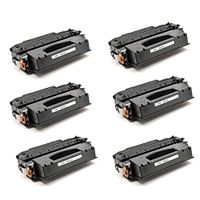 pack 6 toners hp q5949x  hp 49x compatibles hp laserjet 1320  3390  3392 alta capacidad para 7000 pags 5 cobertura