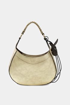 Bolso Hobo De Piel Genuina Nina