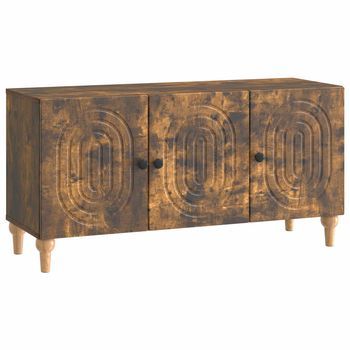 Mueble De Tv 99 X 34,5 X 50 Cm Roble Ahumado Vidaxl
