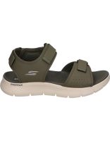 sandalias para hombre skechers go walk flex sandal 229205-olv verde 44