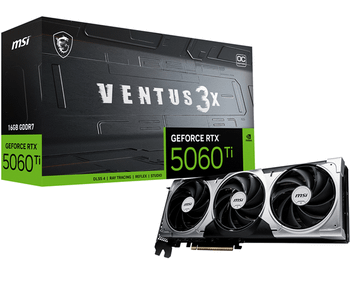 MSI GeForce RTX 5060 Ti VENTUS 3X OC 16GB GDDR7 DLSS4
