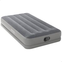 colchon hinchable individual dura-beam prestige con bomba usb incorporada 99x191x30 cm gris