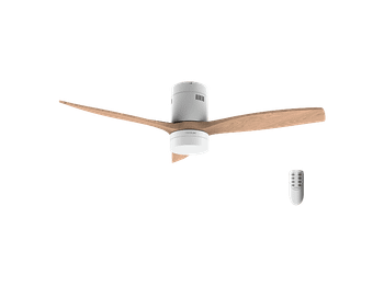 Ventilador de techo - Cecotec EnergySilence Aero 5600 Classic, 40 W, Motor DC, 52 pulgadas, Modo Verano/Invierno, Mando a distancia, Multicolor
