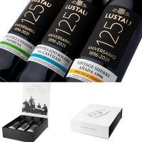lustau estuche 125 aniversario vinos de jerez pack regalo vino tinto 50 cl 20  pack 3 botellas