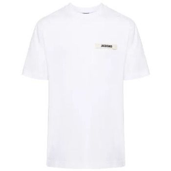 Jacquemus Camiseta LE T-SHIRT LE GROS GRAIN WHITE para mujer