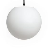 lampara colgante esferica decorativa bola de luz led rgbcct evan orb o38 cm