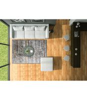 shabby 19 - alfombra de chenilla y viscosa con relieves
