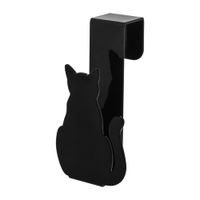 colgador de trapos  negro metal  4 x 4 x 9 cm