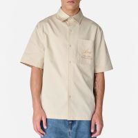 axel arigato stitch logo cotton-poplin shirt - l