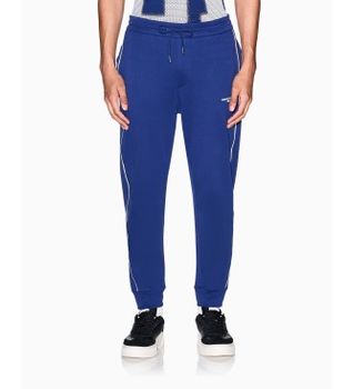 A|X Armani Exchange para hombre. XM002374AF10365UB131 Pantalón Design azul (S), Casual, Deportivo, Algodón