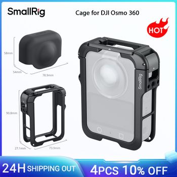 Jaula para cámara SmallRig para DJI Osmo 360, carcasa protectora de aluminio, carcasa de expansión para OSMO 360 -5704
