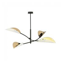 lampara de techo flik blanco 4 luces