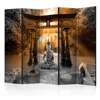 biombo - buddha smile orange ii 225x172 cm