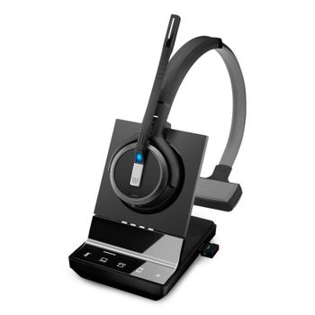 Auriculares EPOS IMPACT SDW 5036 inalámbricos DECT con cancelación de ruido, micrófono y alcance 180 m, negro