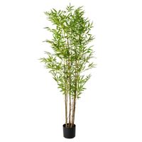 planta artificial decorativa bambu de  150 cm en maceta