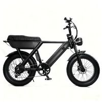 bicicleta electrica yangor y20 de 20 neumaticos anchos 48 rrv 15 ah 7 velocidades negro