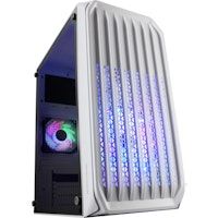 mars gaming mc-s2 blanco caja pc compacta gaming micro-atx 2 ventiladores frgb raibow con rejilla fr