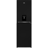 beko cfg1691db fridge freezer - black black