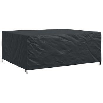 Funda Para Muebles Liso Negro 250 X 210 X 90 Cm 420d Vidaxl