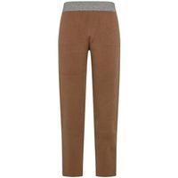deha pantalon chandal bi-color knitted straight para mujer