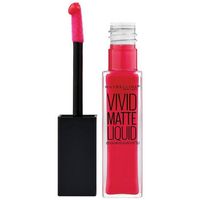 maybelline new york pintalabios vivid matte liquid lipstick - 30 fushia ecxtasy para mujer