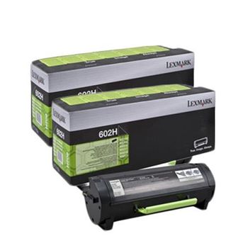 Original Multipack Lexmark MX611de Printer Toner Cartridges (2 Pack) -60F0HA0