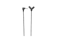 cable audio - isy iau-1010 35 mm jack out 12 cm de longitud negro