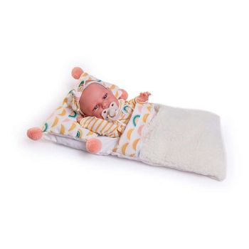 Muñeca Recién Nacida Baby Clara 33 Cm Con Saquito De Soles Y Borreguito