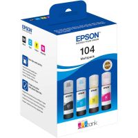 epson 104 botella de tinta negrocianamarillomagenta