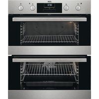 aeg dub331110m electric double oven - stainless steel stainless steel