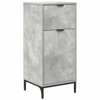 gabinete de bano gris concreto 395 x 36 x 88 cm vidaxl