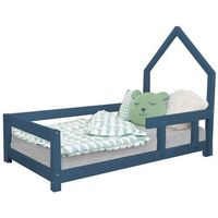 cama cabana infantil 80 x 160 azul marino 1