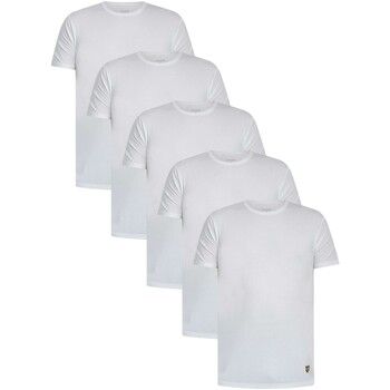 Lyle & Scott Camiseta Pack de 5 camisetas básicas para estar en casa para hombre