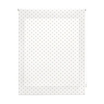 Estor Enrollable Infantil - Estor Infantil Tamaño 130x180 - Estor Enrollable Color Blanco Con Estrellas Beig | Blindecor