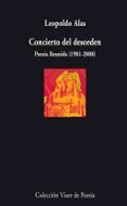 concierto del desorden poesia reunida 1981-2008