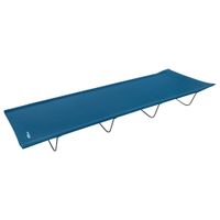 cama de camping plegable aktive estructura de acero 19 mm 180x60x18 cm azul