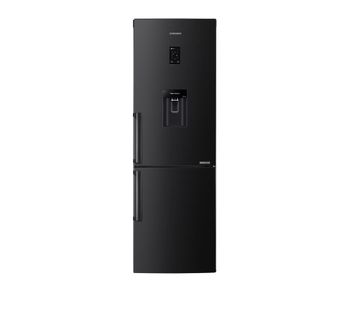 SAMSUNG RB31FDJNDBC Fridge Freezer - Black, Black