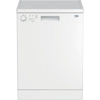 beko dfn05x11w full-size dishwasher - white white