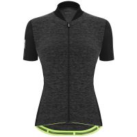 santini womens colore puro jersey - xs - black