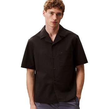 Calvin Klein Jeans Camisa manga corta Classic Short Sleeve Beach Shirt Black para hombre