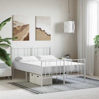 Colchón De Cama | Colchón De Espuma Dureza H2 H3 Blanco 140x210 Cm