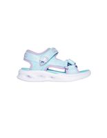 sandalias skechers lights sola glow sandal nina azul lila