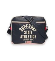 superdry para mujer w9110431a bandolera retro alumni marino osfa casual poliester