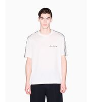 ax armani exchange para hombre 8nztsgzj9azu1074 camiseta lisa beige m casual algodon manga corta